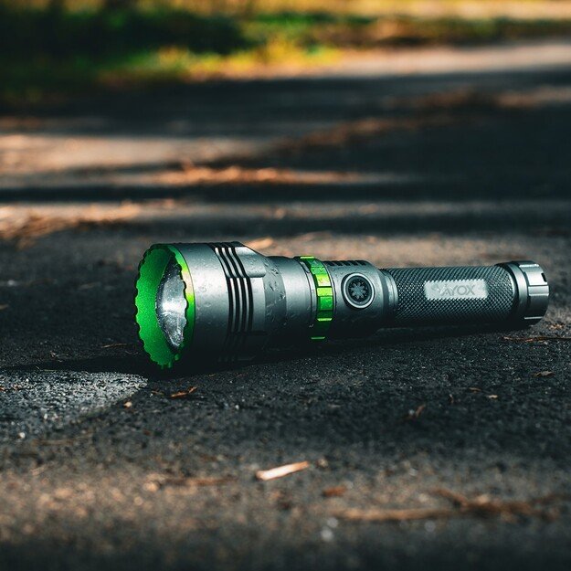 Vayox Pro serijos taktinis žibintuvėlis 1000lm IPX7 10W LED SMD VA0363