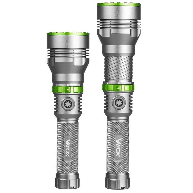 Vayox Pro serijos taktinis žibintuvėlis 1000lm IPX7 10W LED SMD VA0363