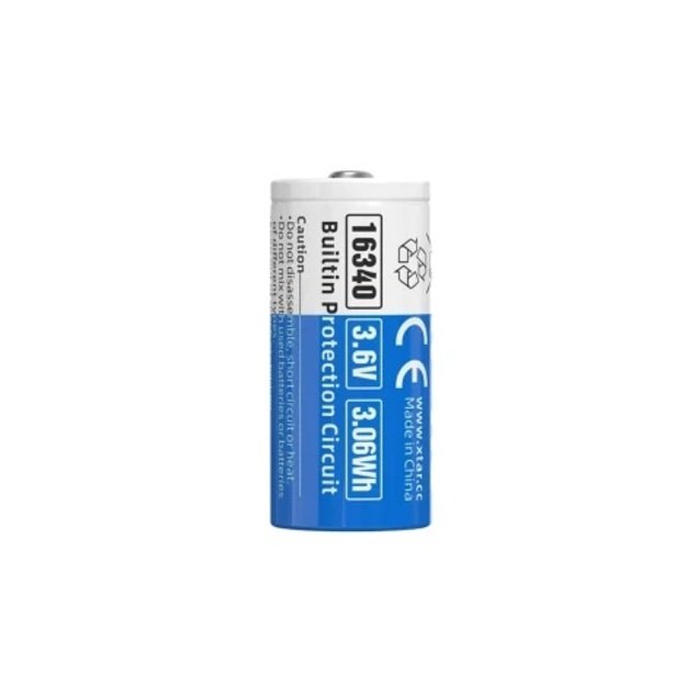 XTAR 16340-850PCM 850mAh Li-ION baterija