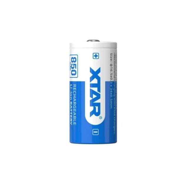XTAR 16340-850PCM 850mAh Li-ION baterija