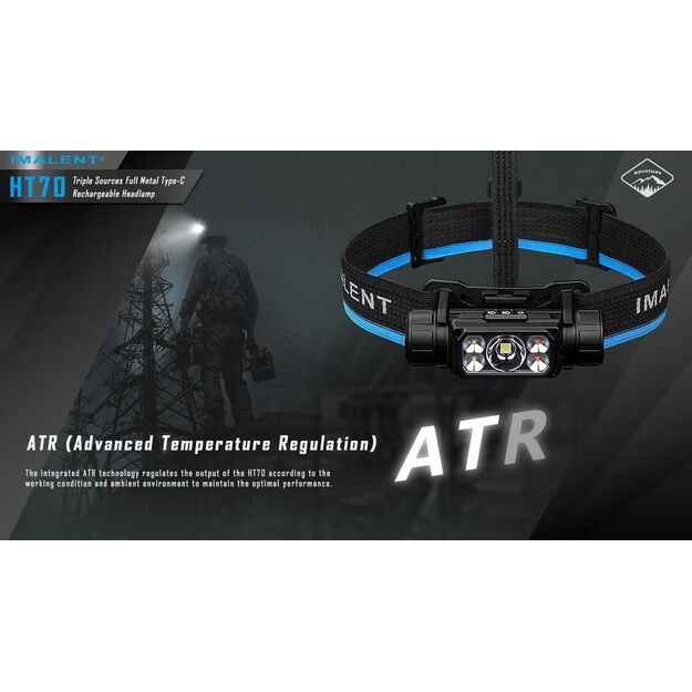 Imalent HT70 žibintuvėlis 3500lm