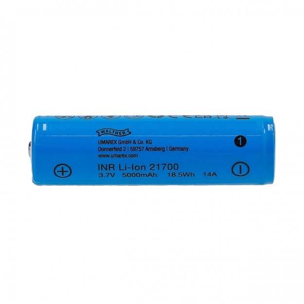 Walther 21700 Li-Ion battery 5000 mAh 3.7V 3.7154