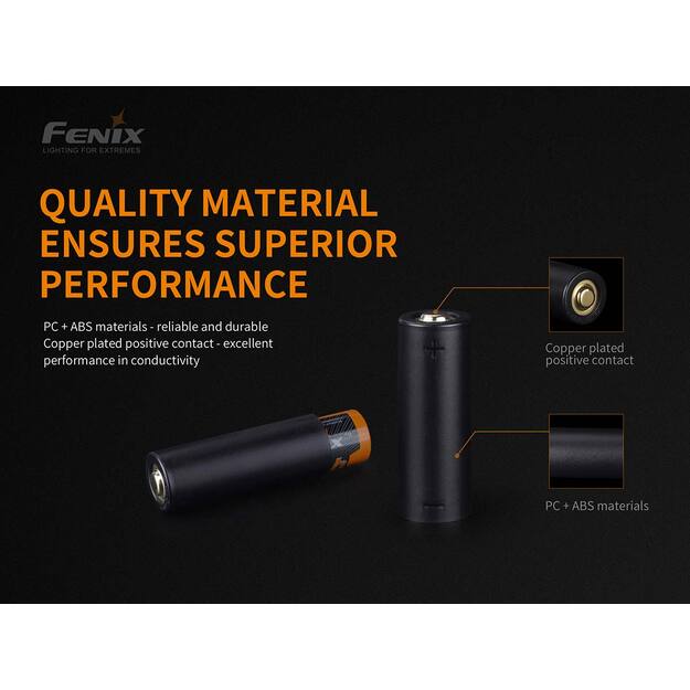 Адаптер аккумулятора Fenix ALF-18 18650 на 21700