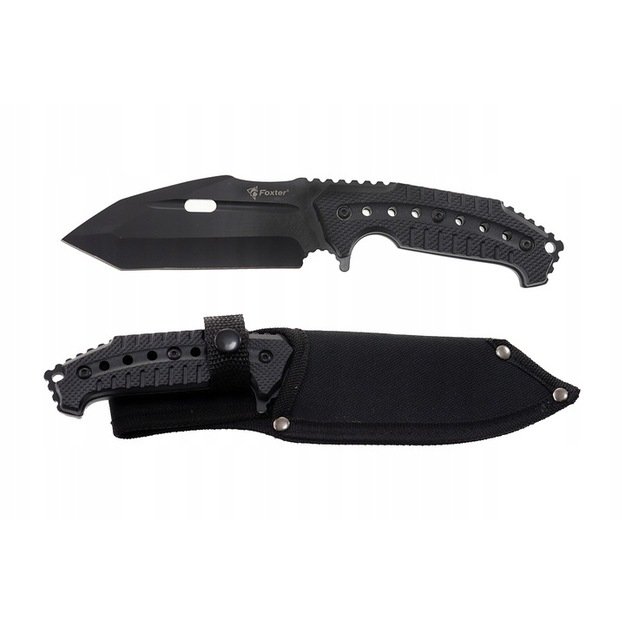 FOXTER tactical military hunting knife with sheath, 23 cm