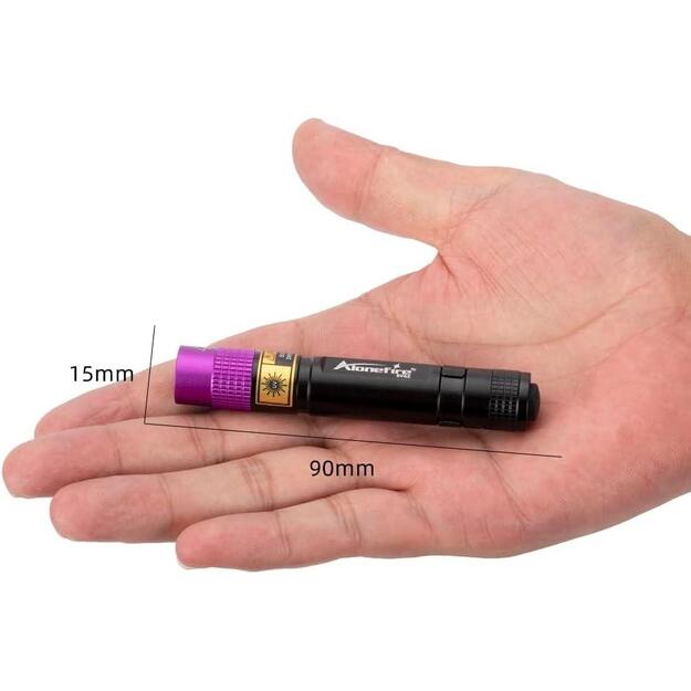 Мини УФ-фонарик 3 Вт 365 нм