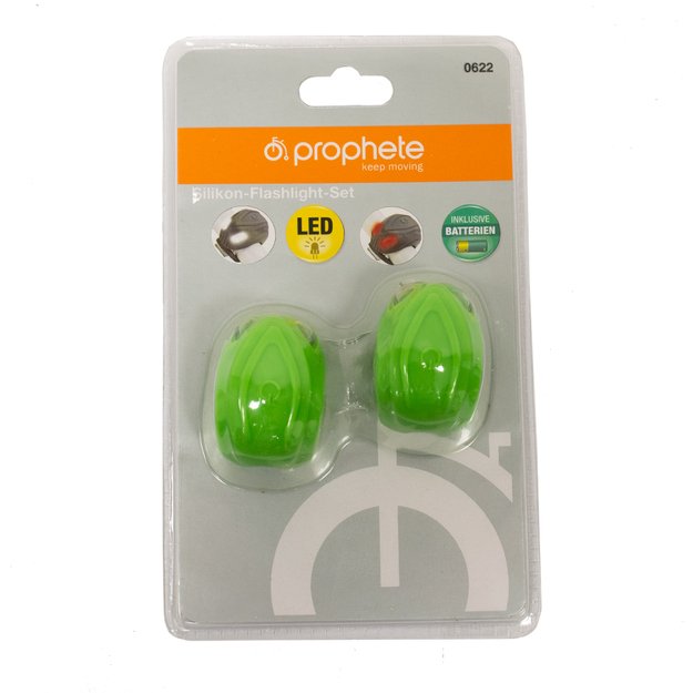 Žibintų komplektas Prophete // su baterijomis (žalias)