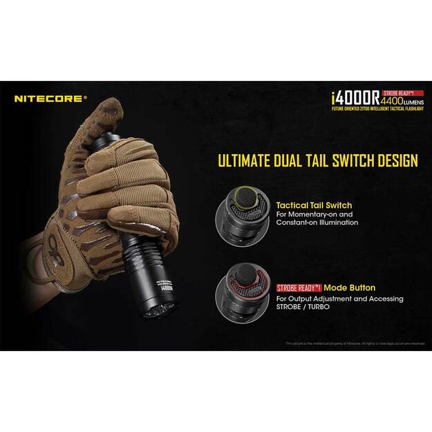 Nitecore i4000R žibintuvėlis