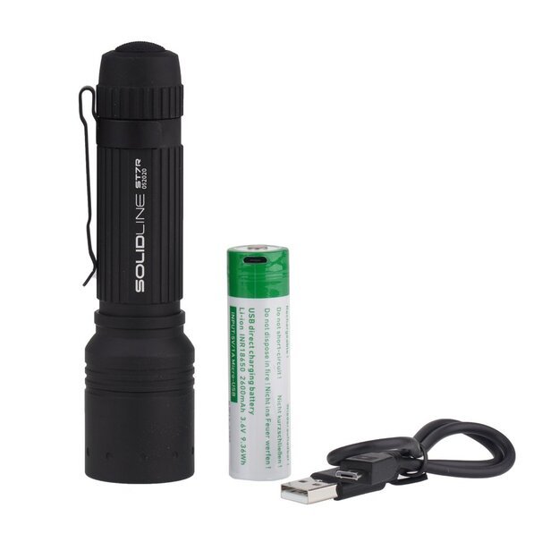 Ledlenser Solidline ST7R 1000lm Rechargeable Flashlight