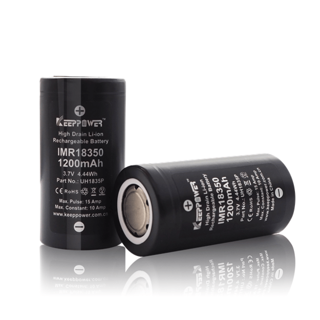Battery Keeppower IMR 18350 1200mAh 10A