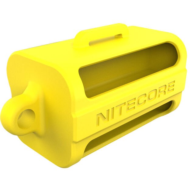 Nitecore 18650 baterijų (4vnt) dėtuvė NBM40, geltonas