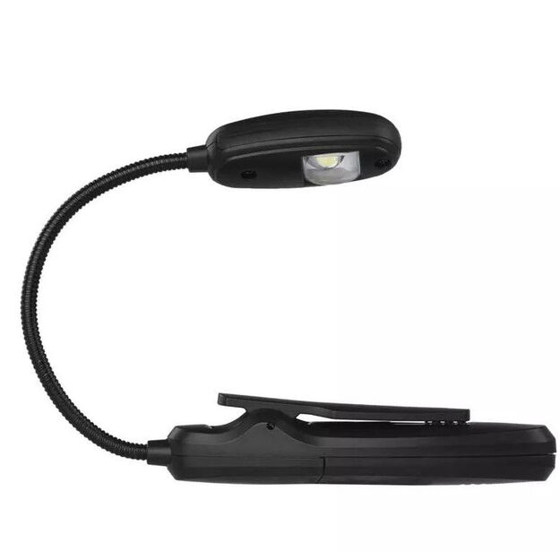 EMOS пристегивающийся светодиодный фонарь для чтения 10лм, 1xAAA