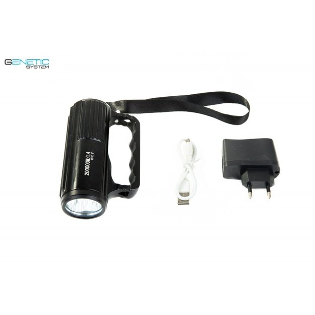 Pakraunamas žibintas prožektorius GENETIC 3xL4