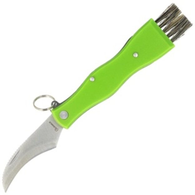 Martinez Albainox mushroom knife, green ABS, matte 3Cr13Mov 72 mm (18391)