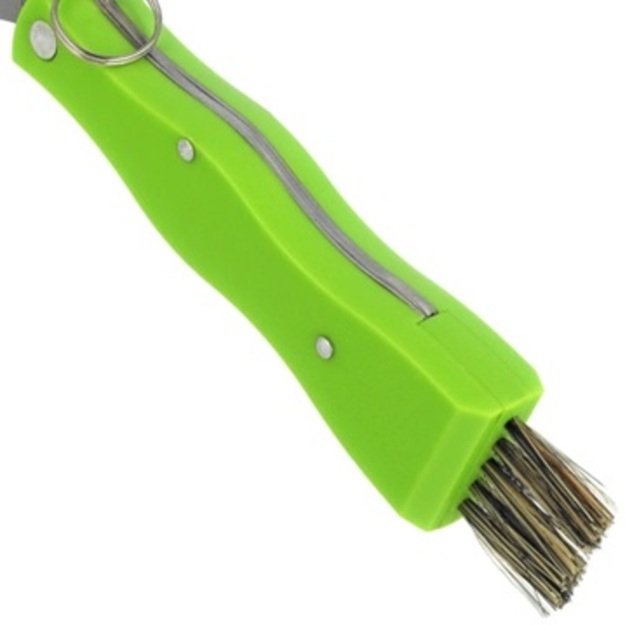 Martinez Albainox mushroom knife, green ABS, matte 3Cr13Mov 72 mm (18391)