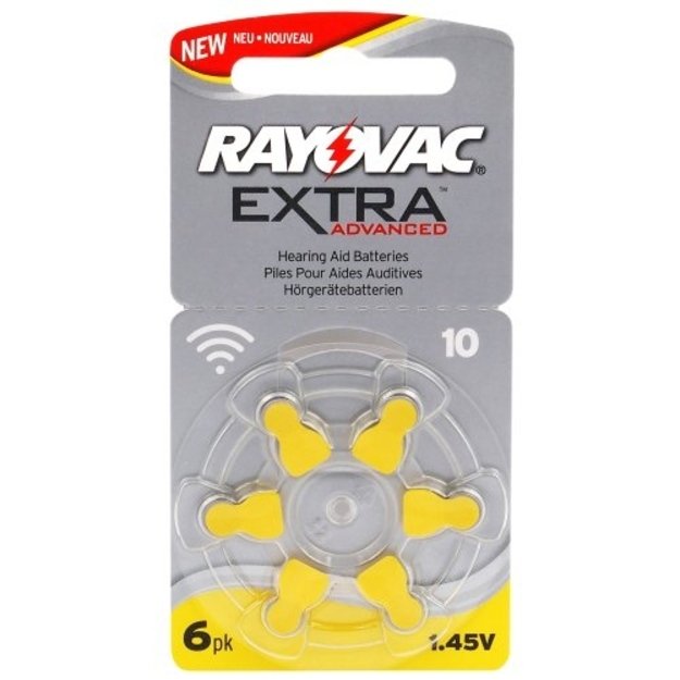 Rayovac Extra elements for hearing aids PR70 10, 6 pcs.