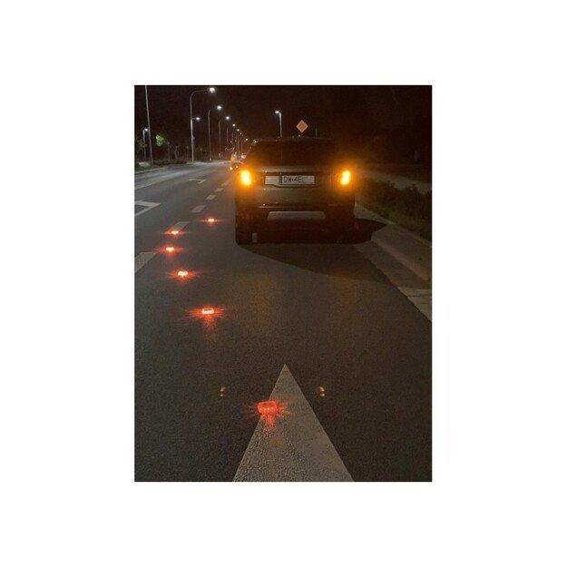 Mactronic radijo bangomis valdomų signalinių žibintų rinkinys S-Flare PSD0111