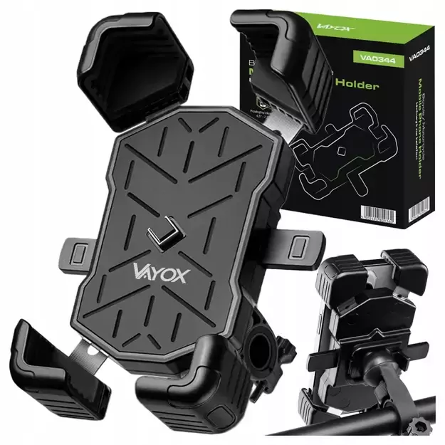 Vayox VA0344 Black Bicycle/Motorcycle Phone Holder