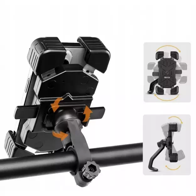 Vayox VA0344 Black Bicycle/Motorcycle Phone Holder
