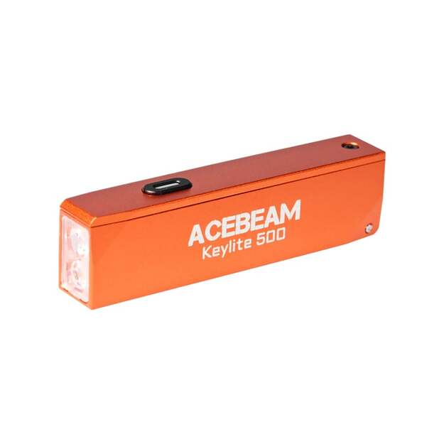 Acebeam Keylite 500 žibintuvėlis USB-C Oranžinis