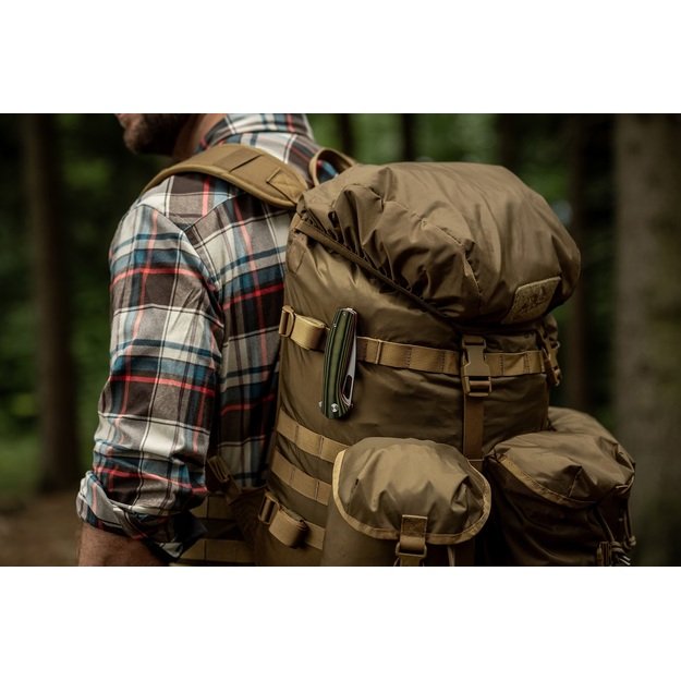 Badger Outdoor D2 Gecko sulenkiamas peilis BO-RE-GRE