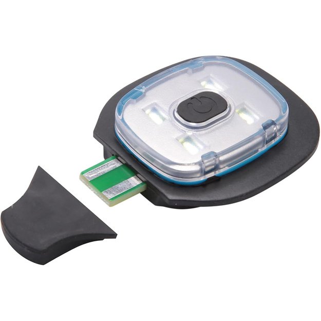 Kepurė su žibintuvėliu USB