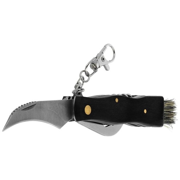 Martinez Albainox Setera daugiafunkcinis peilis grybavimui, maderos mediena, atlasinis 3Cr13Mov (10593)