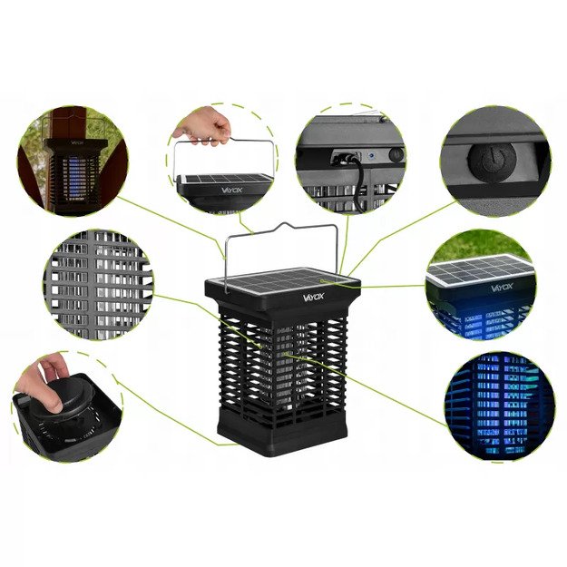 IKV-200 VAYOX insect killer with solar panel