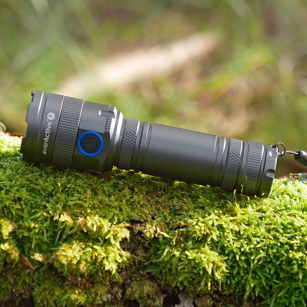 EverActive įkraunamas LED nešiojamas žibintuvėlis FL-4500R Cannon