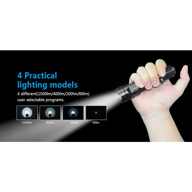 XTAR TZ28 taktinis žibintuvėlis