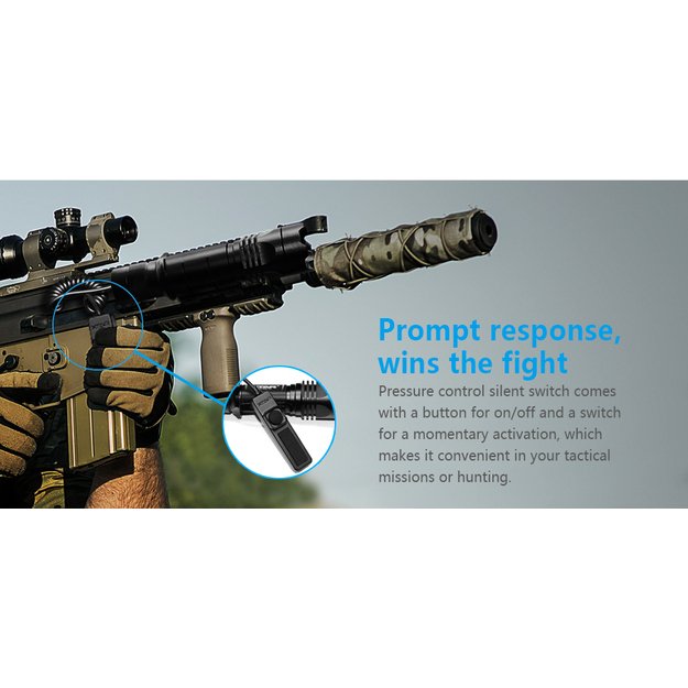 XTAR TZ28 taktinis žibintuvėlis