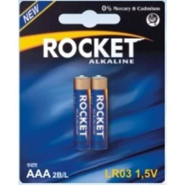 Rocket Alkaline AAA elementas, 2 vnt.