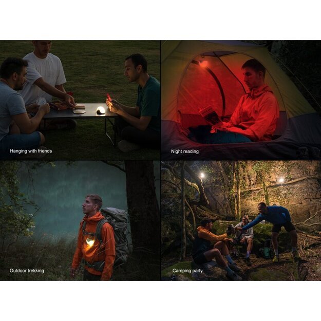 Fenix ​​CL20R V2.0 LED stovyklavimo žibintas Žalias