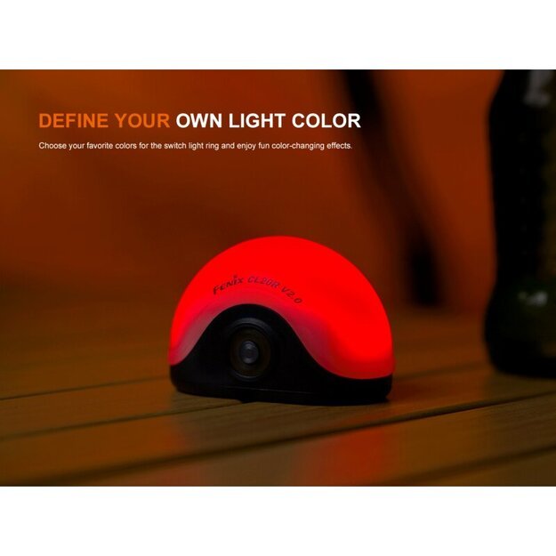 Fenix ​​CL20R V2.0 LED stovyklavimo žibintas Žalias