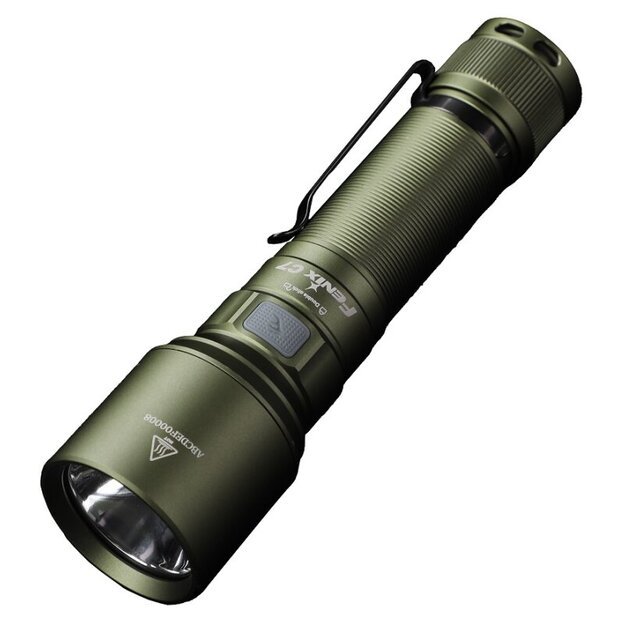 Fenix ​​C7 LED žibintuvėlis su USB jungtimi Olive green