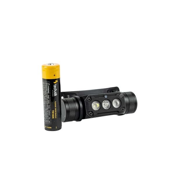 Technik H33 žibintuvėlis, 1200 liumenų šviesa su RGB šviesomis