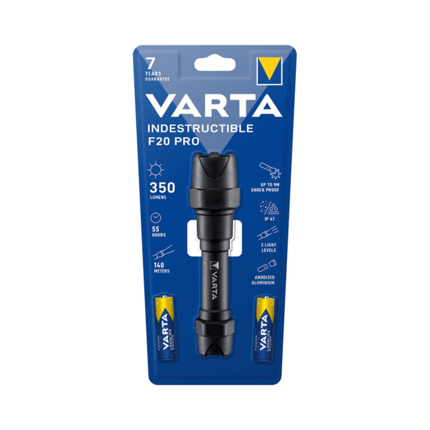 Фонарик Varta F20 PRO 6W 2AA 18711 Indestructible