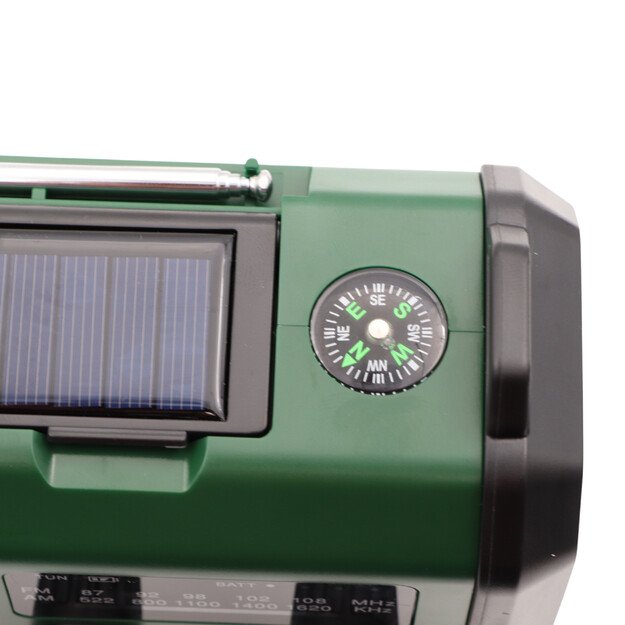 Аварийное радио с Powerbank 20000mAh черное