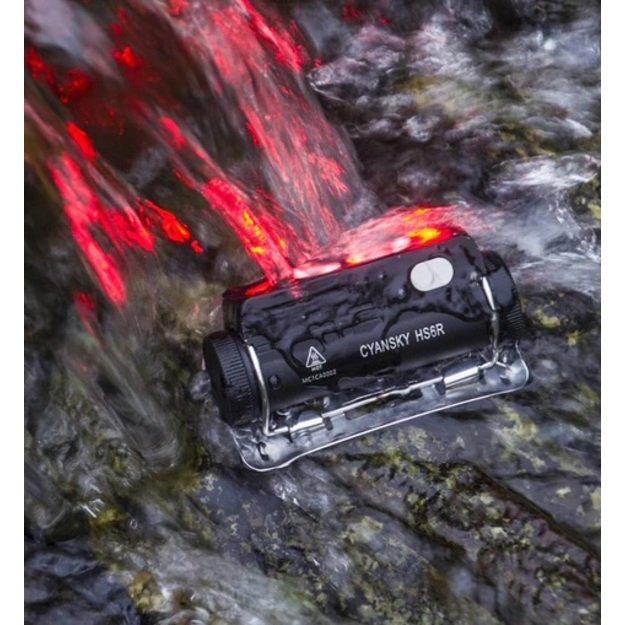 CYANSKY HS6R įkraunamas galvos žibintas (170 m, 1400 liumenų)