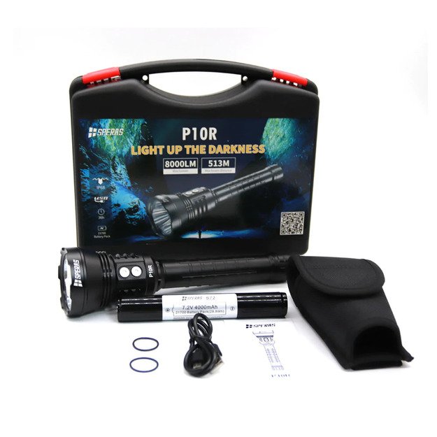 SPERAS P10R 8000lm žibintuvėlis