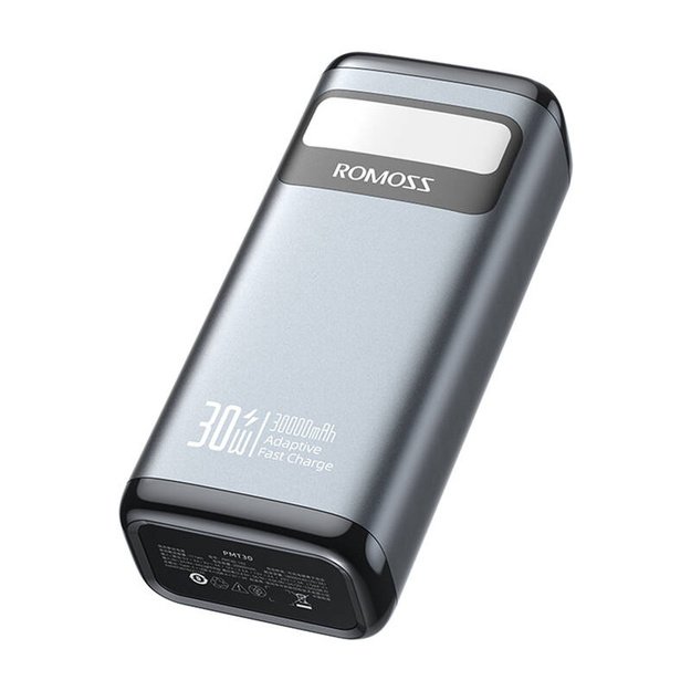 Powerbank PMT30 Romoss 30000mAh 30W (juodas)