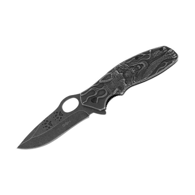 BSH ADVENTURE WOLF N-072 sulankstomas peilis