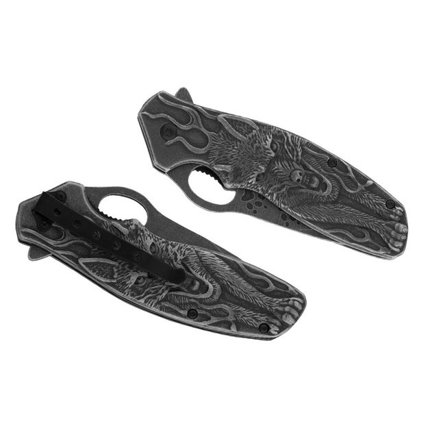 BSH ADVENTURE WOLF N-072 sulankstomas peilis