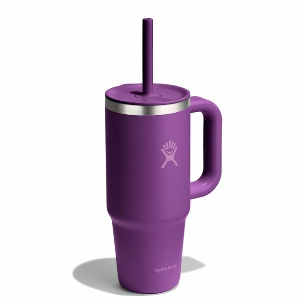 Hydro Flask travel thermos bottle (710 ml), Beachplum Purple (TT24PSC526)