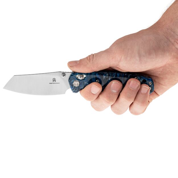 Bestechman sulankstomas peilis „Cicada's Wing“ mėlynai margas BMK06Q