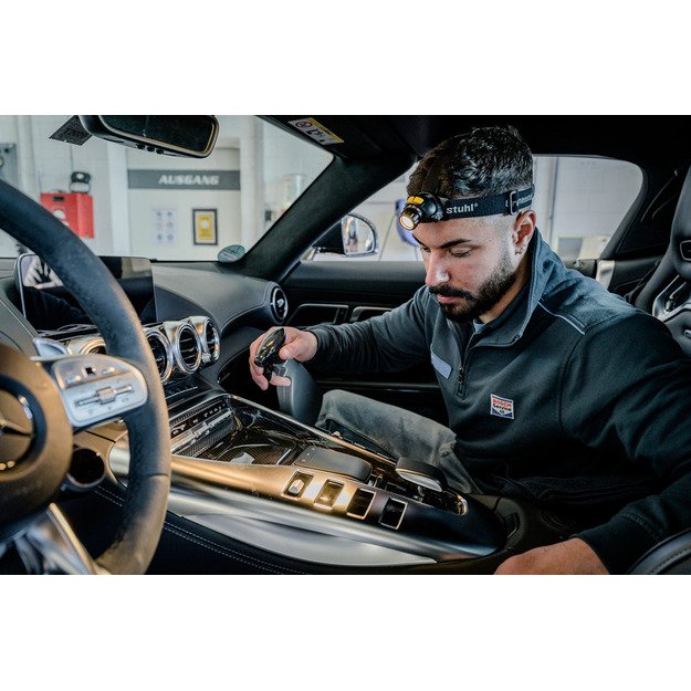 BRENNENSTUHL žibintuvėlis ant galvos SL350AFT 350lm, USB, IP44, 1177320