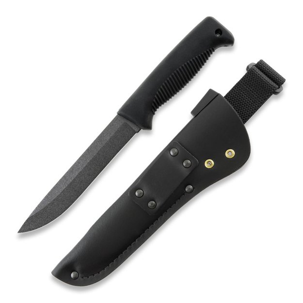 Нож Peltonen Knives Ranger Puukko M95 Cerakote, кожаные ножны, FJP001