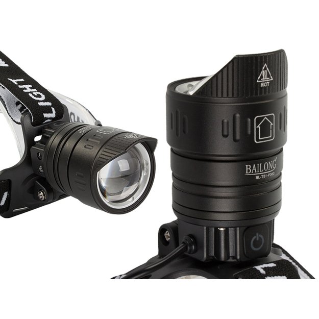 Žibintuvėlis ant galvos Zoom funkcija P360