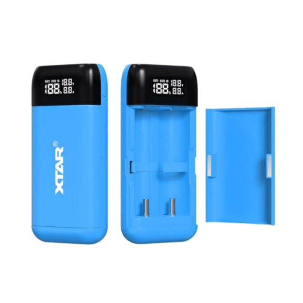 Xtar PB2SL Зарядное устройство/пауэрбанк для цилиндрических литий-ионных аккумуляторов 18650 / 20700 / 21700