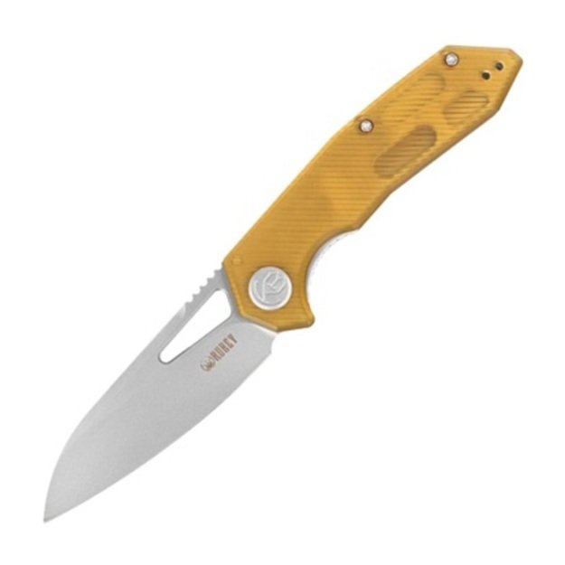 Складной нож Кубей Vagrant Ultem, Sand Blasted 14C28N Максима Ткачука (KU291Q)