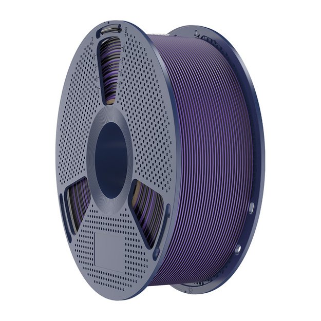 Sunlu PLA+ Silk Dual Color Filament (Black and Purple)